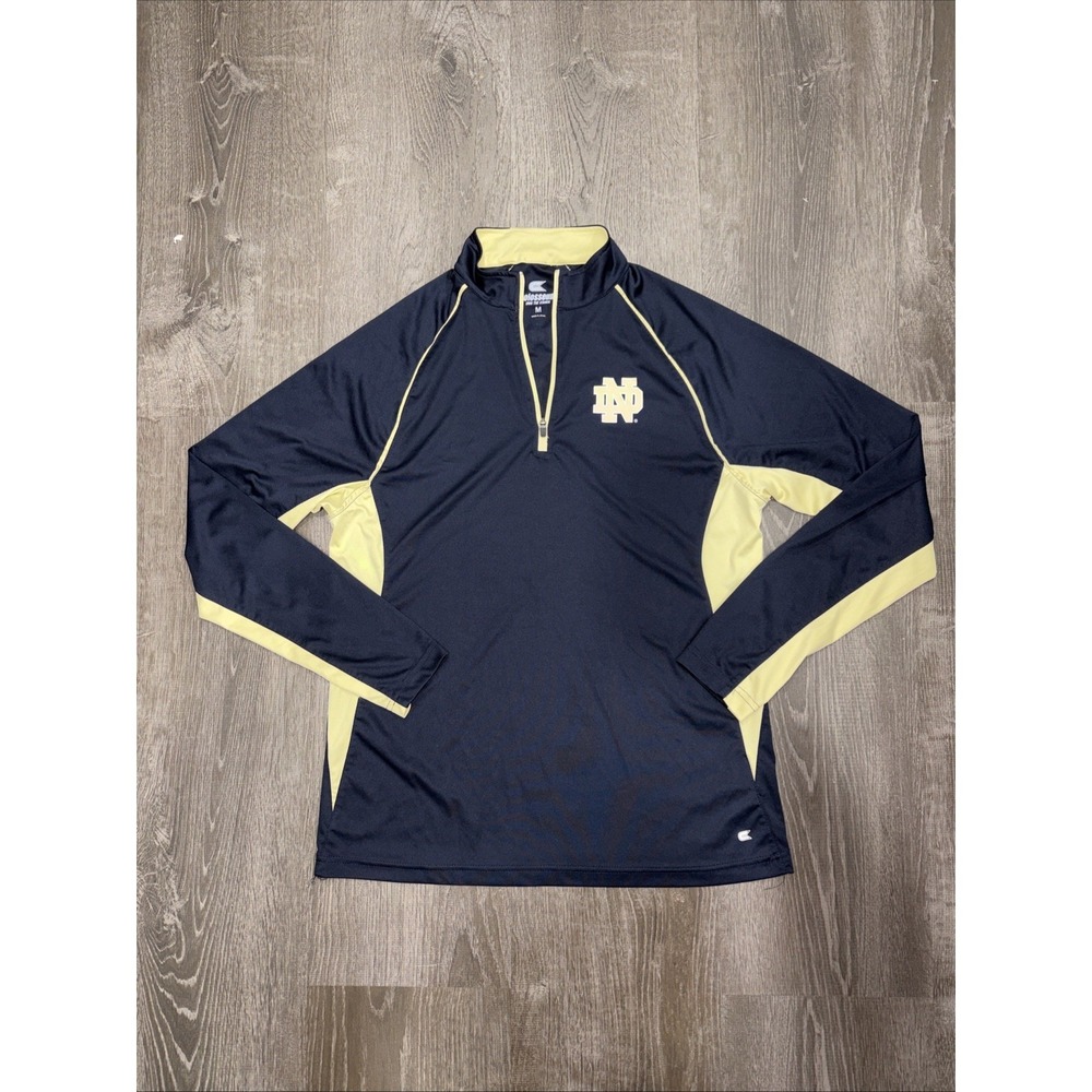 Notre Dame Fighting Irish Colosseum 1/4 Zip Performance Pullover Mens Medium